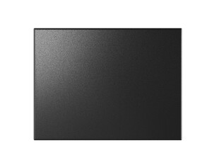 Griglia di scarico rettangolare Concept R nero in acciaio inox