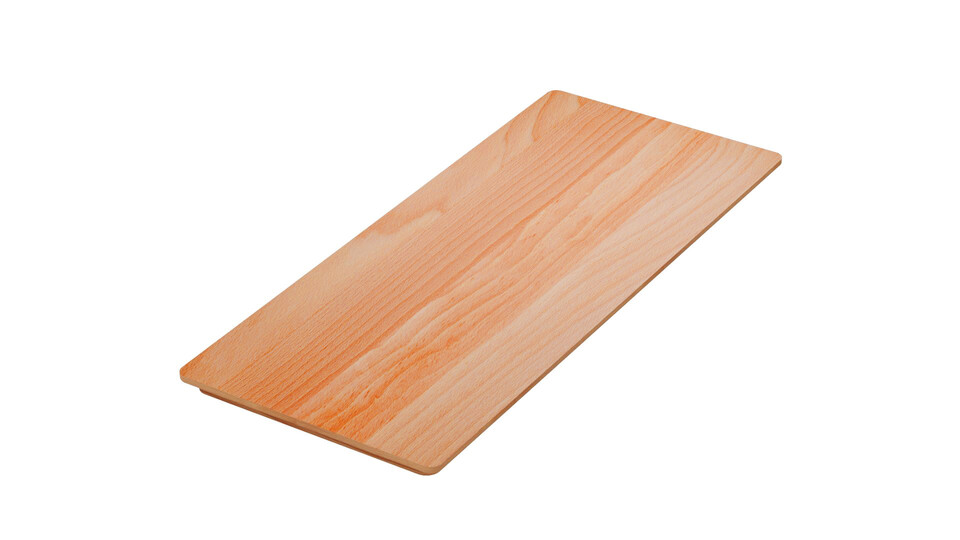 Workstation 470 Flushmount Tagliere in legno di faggio