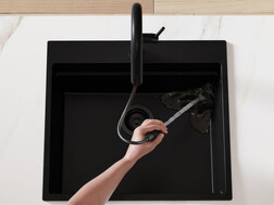 Miscelatore da cucina con doccetta estraibile e 2 tipi di getto Primagran 9020 Slim