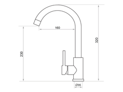 Miscelatore da cucina Primagran 5010